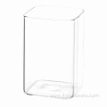 Rectangular Single Wall Glass Cup